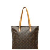 ルイ ヴィトン モノグラム カバメゾ ワンショルダーバッグ トートバッグ M51151 ブラウン PVC レザー レディース LOUIS VUITTON 【中古】