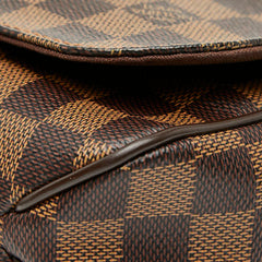 ルイ ヴィトン ダミエ ディストリクトPM ショルダーバッグ メッセンジャーバッグ N41213 ブラウン PVC レザー レディース LOUIS VUITTON 【中古】