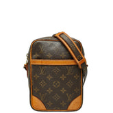 ルイ ヴィトン モノグラム ダヌーブ ショルダーバッグ M45266 ブラウン PVC レザー レディース LOUIS VUITTON 【中古】