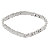 ジバンシー ロゴ ブレスレット シルバー メタル レディース Givenchy 【中古】