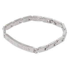 ジバンシー ロゴ ブレスレット シルバー メタル レディース Givenchy 【中古】
