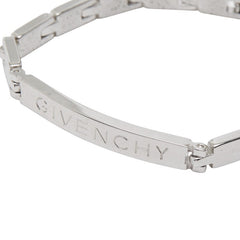 ジバンシー ロゴ ブレスレット シルバー メタル レディース Givenchy 【中古】