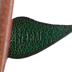 エルメス りんご アップル モチーフ キーホルダー バッグチャーム レッド グリーン レザー メタル レディース HERMES 【中古】