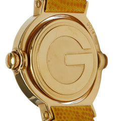 グッチ リバーシブル 腕時計 バングルウォッチ クオーツ ホワイト文字盤 ステンレススチール レザー レディース GUCCI 【中古】