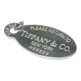 ティファニー リターン トゥ ティファニー オーバルタグ ペンダントトップ SV925 シルバー レディース TIFFANY&Co. 【中古】