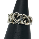 ティファニー トリプルラビングハート リング 指輪 SV925 シルバー レディース TIFFANY&Co. 【中古】