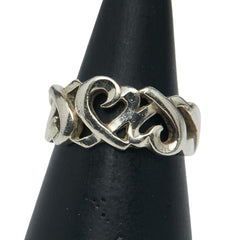 ティファニー トリプルラビングハート リング 指輪 SV925 シルバー レディース TIFFANY&Co. 【中古】