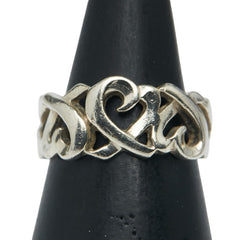 ティファニー トリプルラビングハート リング 指輪 SV925 シルバー レディース TIFFANY&Co. 【中古】