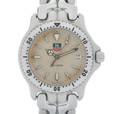 タグホイヤー セル 腕時計 S99.013M/E クオーツ ベージュ文字盤 ステンレススチール レディース TAG HEUER 【中古】