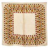 シャネル ジュエリー 宝石柄 スカーフ ベージュ マルチカラー シルク レディース CHANEL 【中古】