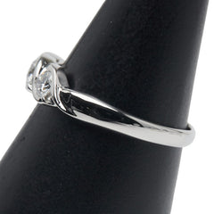 Pt900 プラチナ ダイヤ0.56ct リング 指輪 レディース 17号 【中古】