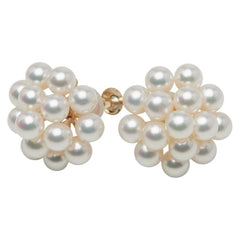 K18YG イエローゴールド アコヤパール4mm イヤリング レディース 【中古】