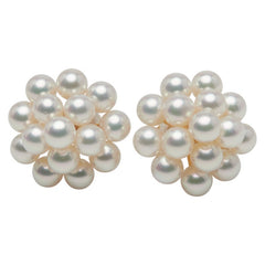 K18YG イエローゴールド アコヤパール4mm イヤリング レディース 【中古】