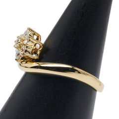 K18YG イエローゴールド ダイヤ0.50ct リング 指輪 レディース 11.5号 【中古】