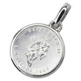 Pt1000 プラチナ Pt900 プラチナ エリザベス2世 カナダ メイプルリーフ 5ドルコイン 硬貨 1/10 OZ ペンダントトップ レディース 【中古】