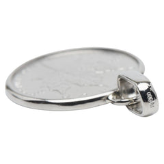 Pt1000 プラチナ Pt900 プラチナ エリザベス2世 カナダ メイプルリーフ 5ドルコイン 硬貨 1/10 OZ ペンダントトップ レディース 【中古】