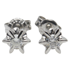 Pt900 プラチナ ダイヤ0.20ct スタッドピアス レディース 【中古】