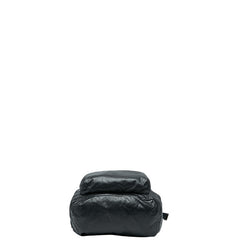 サンローラン フォルダブル シティ リュック バックパック 534974 ブラック レザー レディース SAINT LAURENT 【中古】