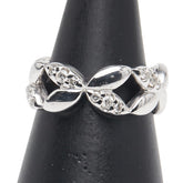 K18WG ホワイトゴールド ダイヤ0.18ct リング 指輪 レディース 11号 【中古】