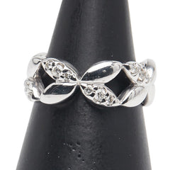 K18WG ホワイトゴールド ダイヤ0.18ct リング 指輪 レディース 11号 【中古】