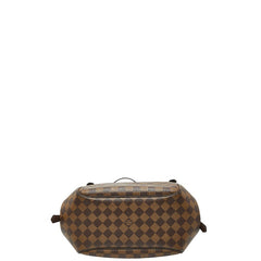 ルイ ヴィトン ダミエ ベレムMM ハンドバッグ N51174 ブラウン PVC レザー レディース LOUIS VUITTON 【中古】