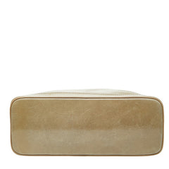 セリーヌ ハンドバッグ ベージュ パテントレザー レディース CELINE 【中古】