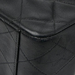 シャネル マトラッセ ココマーク チェーン ショルダーバッグ ブラック ラムスキン レディース CHANEL 【中古】