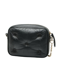 マルタンマルジェラ メゾンマルジェラ グラムスラム 斜め掛け チェーン ショルダーバッグ ブラック レザー レディース MARTIN MARGIELA 【中古】