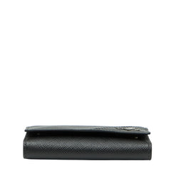 プラダ キーケース 6連 2PG222 ブラック サフィアーノレザー レディース PRADA 【中古】