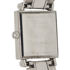 ティファニー アトラス 腕時計 クオーツ ブラック文字盤 ステンレススチール レディース TIFFANY&Co. 【中古】