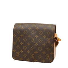 ルイ ヴィトン モノグラム カルトシェールMM 斜め掛け ショルダーバッグ M51253 ブラウン PVC レザー レディース LOUIS VUITTON 【中古】