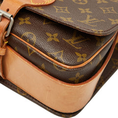 ルイ ヴィトン モノグラム カルトシェールMM 斜め掛け ショルダーバッグ M51253 ブラウン PVC レザー レディース LOUIS VUITTON 【中古】