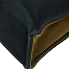 エルメス フールトゥ トートMM ハンドバッグ トートバッグ ブラック カーキ キャンバス レディース HERMES 【中古】