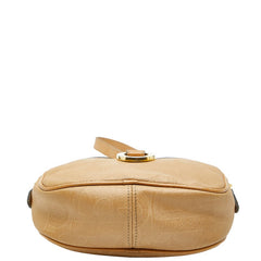 クリスチャンディオール トロッター 斜め掛け ショルダーバッグ ブラウン PVC レザー レディース Christian Dior 【中古】