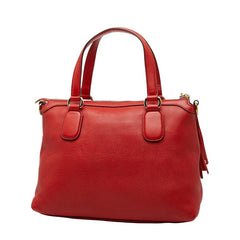 グッチ ソーホー ハンドバッグ ショルダーバッグ 2WAY 308362 レッド レザー レディース GUCCI 【中古】