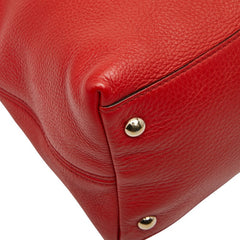 グッチ ソーホー ハンドバッグ ショルダーバッグ 2WAY 308362 レッド レザー レディース GUCCI 【中古】