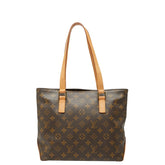 ルイ ヴィトン モノグラム カバピアノ ハンドバッグ トートバッグ M51148 ブラウン PVC レザー レディース LOUIS VUITTON 【中古】