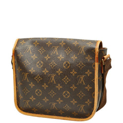 ルイ ヴィトン モノグラム メッセンジャー ボスフォールPM ショルダーバッグ メッセンジャー M40106 ブラウン PVC レザー レディース LOUIS VUITTON 【中古】