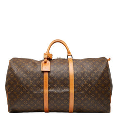 ルイ ヴィトン モノグラム キーポル60 ボストンバッグ トラベルバッグ M41422 ブラウン PVC レザー レディース LOUIS VUITTON 【中古】