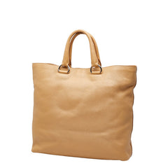 プラダ ハンドバッグ BN1713 ベージュ レザー レディース PRADA 【中古】