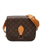 ルイ ヴィトン モノグラム サンクルー24 斜め掛け ショルダーバッグ M51242 ブラウン PVC レザー レディース LOUIS VUITTON 【中古】