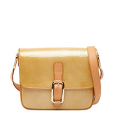 ルイ ヴィトン モノグラム ヴェルニ クリスティGM ショルダーバッグ M91147 ベージュ パテントレザー レディース LOUIS VUITTON 【中古】