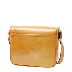 ルイ ヴィトン モノグラム ヴェルニ クリスティGM ショルダーバッグ M91147 ベージュ パテントレザー レディース LOUIS VUITTON 【中古】