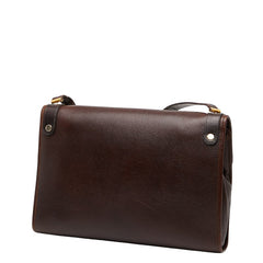 ディオール CDロゴ ワンショルダーバッグ ブラウン レザー レディース Dior 【中古】