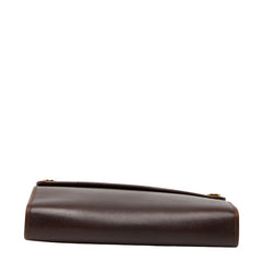 ディオール CDロゴ ワンショルダーバッグ ブラウン レザー レディース Dior 【中古】