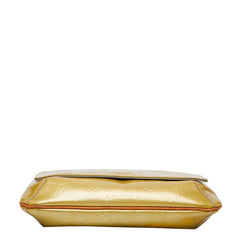 ルイ ヴィトン モノグラム ヴェルニ トンプソンストリート ワンショルダーバッグ イエロー ブラウン パテントレザー レディース LOUIS VUITTON 【中古】