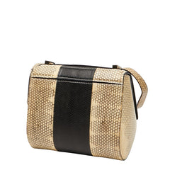 ジバンシー パンドラボックス 斜め掛け ショルダーバッグ ベージュ ブラック レザー レディース Givenchy 【中古】
