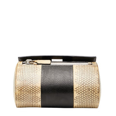 ジバンシー パンドラボックス 斜め掛け ショルダーバッグ ベージュ ブラック レザー レディース Givenchy 【中古】