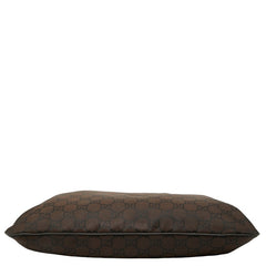 グッチ GGナイロン 斜め掛け ショルダーバッグ メッセンジャーバッグ 190628 ブラウン ナイロン レザー メンズ GUCCI 【中古】