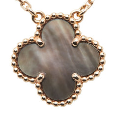 ヴァンクリーフ&アーペル ヴィンテージ アルハンブラ ネックレス VCARP4KK00 ゴールド グレー K18PG ピンクゴールド レディース Van Cleef & Arpels 【中古】